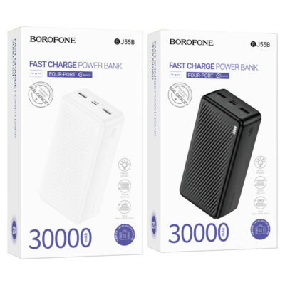 Borofone Power Bank 4 Ports 30000mAh Fast Charging